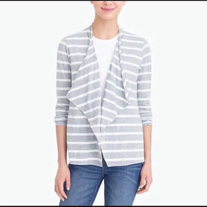 J Crew Factory xsmall cotton draped cardigan